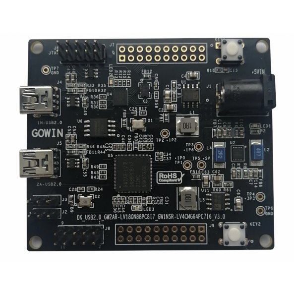 DK_USB2.0_GW2AR-LV18QN88PC7I6_GW1NSR-LV4CMG64PC7I6_V3.0 board pic